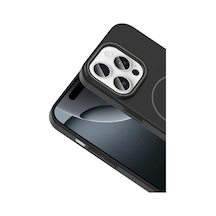 Durukar Apple, Uyumlu iPhone 15 Pro Max Broş Magsafe Kapak - Çöl Titanyum