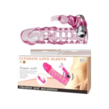 Lilitu Shop 13 Cm Klitoris Uyarıcılı Titreşimli Penis Kılıfı