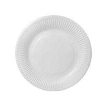 Tabak Karton Beyaz 23 Cm Pk:8 +3
