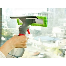 Spreyli Su Hazneli Mikro Fiber Cam Silme Mopu 10'lu Set