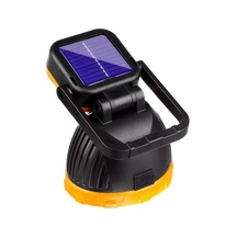 Pm-8033a Solar Şarjlı 6 Modlu El Feneri Ve Işıldak Acil Durum Lambası Beyaz Sarı Kırmızı