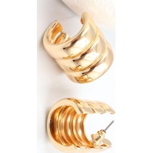 Gold Çelik Küpe 2 Cm Çok Renkli 55304780