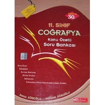 11.Sınıf Coğrafya Konu Özetli Soru Bankası Esen Yayın