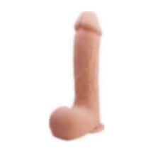 Morgece 22,2 Cm Realistik Vantuzlu Belden Bağlamalı Dildo