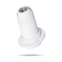 E14 Abajur Duy Tam Diş Beyaz N11.89