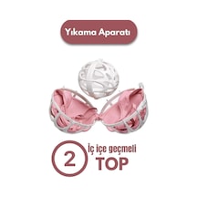 Sütyen Koruyucu Yıkama Aparatı - Yıkama Topu - Sütyen Eskime Önleyici - Kalın Plastik - Klipsli Diğer