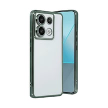 Xiaomi Poco X6 Kılıf Razer Lensli Silikon - Yeşil 0.2M-Çok Renkli