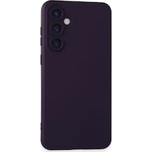 Newface Samsung Galaxy S24 Kılıf Nano İçi Kadife Silikon - Mor