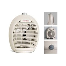 Luxell Lx-6331 Beyaz Isıtıcı Fan 1000+1000 Watt 3 Farklı Kademede