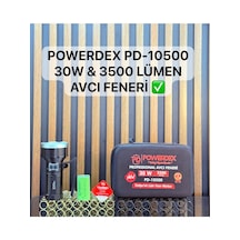 Powerdex Pd-10500 Profesyonel Avcı Feneri 30w,3500 Lümen,su Geçir