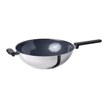 Mıddagsmat Wok Tava, Yapışmaz Kaplama-paslanmaz Çelik Yapışmaz Kaplama-paslanmaz Çelik 32 Cm Çok Renkli