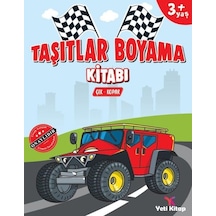 Taşıtlar Boyama Kitabı- Yeti Kitap
