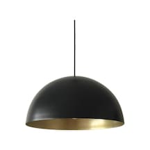 Mylights Retro Mat Siyah Içi Gold Metal Sarkıt Avize Retro Sar
