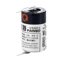 Fanso Er14250h - 1/2aa-2pt - 3.6v 1200 Mah Şarjsız Li-socl2 Lithium Pil - 2 Pinli