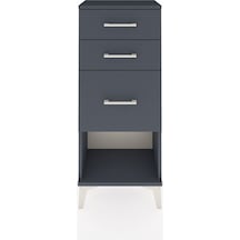 Arges Komodin 3 Çekmeceli 44x30x106 Antrasit-antrasit Antrasit