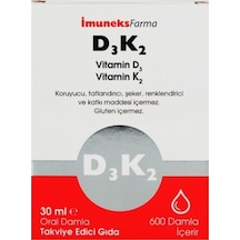 Imuneks Vitamin D3 K2 30 Ml Damla