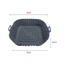 Xxl Xl Airfryer Pişirme Kabı Gri