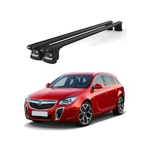 Trio-ıı Opel İnsignia Kombi 2013-2017 Uyumlu Siyah Kilitli Ara Atkı 120cm Port Bagaj Tavan Barı