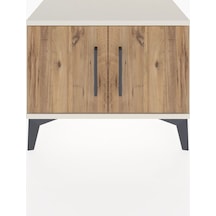 Arges Komodin Tek Raflı 2 Kapaklı 60x30x48 Aytaşı-çam Aytaşı