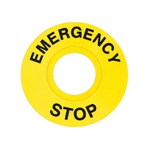 Gwest Fd/60 60mm Acil Stop Etiketi 100 Adet