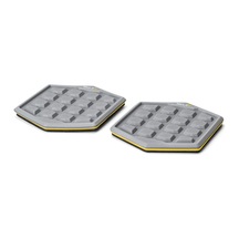 Sklz Üniseks Non Core Court Slidez Denge Diskleri, Tüm Vücut Antrenmanı İçin Egzersiz Sürgüsü, Hafif Ve Aşınmaya Dayanıklı, Gri, 31 Cm, 2 Adet, Tek Beden