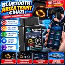 Bluetooth Arıza Tespit Cihazı Araç Motor Arıza Okuma, Check Engine Sıfırlama, Oto Diagnostik Scanner 0.2 MM