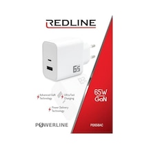 Redline 65w Gan Type-c + Usb-a Sarj Adaptörü