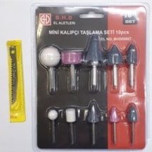 Bhd 10 Parça Mini Kalıpçı Taşlama Seti Uç Vızvız Seti