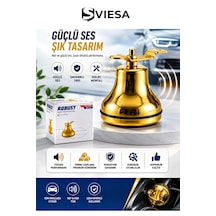 Çan Korna Pirinç Kaplama Güçlü Ses Evrensel 12v Araç Kornası