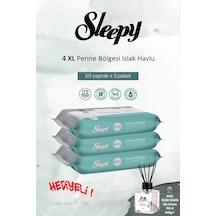 Sleepy 3'lü Perine Bölgesi Vücut Havlusu 50'li Ve Rosıe Tekli