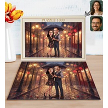 Bk Gift Kişiye Özel Sevgili Karikatürlü 1000 Parça Profesyonel Puzzle-11, 1000 Puzzle, Sevgililer Günü Hediyesi, Sevgiliye Hediye Kobitmeyencom36181 B
