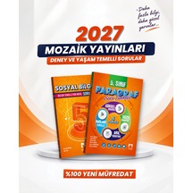 Mozaik Yayınları 2027 5. Sınıf Sosyal Bilgiler + Paragraf Yeni Müfredat Bağlam Temelli Soru Bankası Seti 2 Kitap