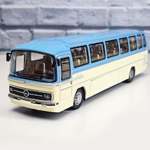 1:43 Ölçek Mercedes Benz O302 Otobüs Mavi/bej