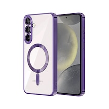 Samsung Galaxy Uyumlu   A37 5g Kross Magneticsafe Kapak - Mor