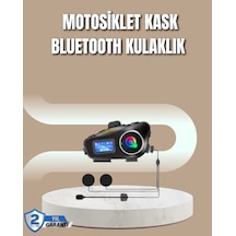 500 Metre İnterkom Mesafeli Kask Kulaklığı Gürültü Engelleyici