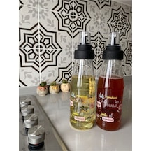 Bayev 2 Adet Hola 750ml Akıllı Damlatmaz Cam Yağdanlık