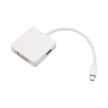Dark Mini Display Port To Display Port/Hdmı/Dvı Üçlü Dönüştürücü