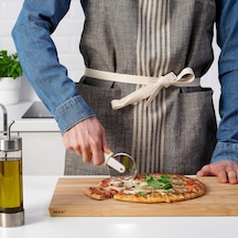 Uppfylld Pizza Kesici - Beyaz - 18 Cm
