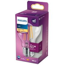 Philips Filament 60W Ampul Sarı Işık 2700K