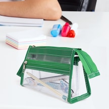 Vukı Kalem Cantası 3 Bolme Derı+pvc Yes Vk-0119-07