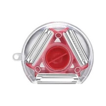 Ulzyvf Yeni 3 Lü Sihirli Trio Soyma Seti, Renkli Dilimleyici Soyucu - Çok Renkli Seçenekler Çok Renkli