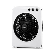 Raks Kutu Tipi Vantilatör 12 İnç / 30 Cm Beyaz