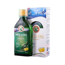 Möllers Omega 3 Balık Yağı Şurubu Limon Aromalı 250Ml