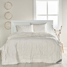 Linens Fluffy Pamuk Çift Kişilik Yorgan Beyaz