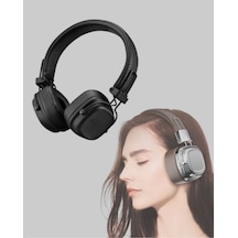 Kablosuz Kulak Üstü Bluetooth Kulaklık Güçlü Bas Ve Katlanabilir Tasarım -