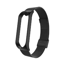 Ariatech Xiaomi Mi Band 4 Uyumlu Krd-06 Metal Kordon-siyah