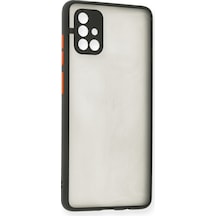 Samsung Galaxy  Uyumlu,  A71 Kılıf Montreal Silikon Kapak - Siyah
