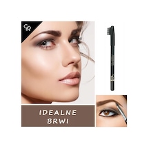 Eyebrow Pencil No: 102 Brown - Şekillendirici Fırçalı Kahverengi Kaş Kalemi Çok Renkli