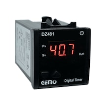 Gemo Dz481-24vdc ,48x48mm 24vdc Kontak-2a1k Zaman Röle