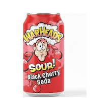 Warheads Sour Black Cherry Soda - Ekşi Kiraz Aromalı Gazlı İçecek 330ml